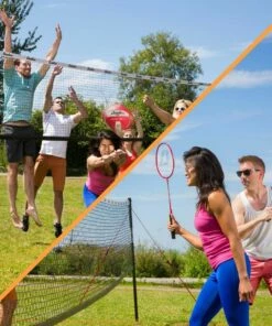 Best Pirce 😀 Baden Champions Volleyball/Badminton Set 💯 -Volleyball Official Shop a02 411 08