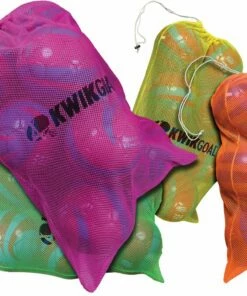 Cheap ⭐ Kwik Goal Hi-Vis Mesh Soccer Equipment Bag, 5B12, 24"Wx36"L Yellow ❤️