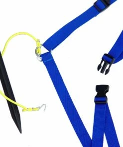 Promo 👍 Park & Sun 1" Blue Outdoor Volleyball Boundary Kit ✨