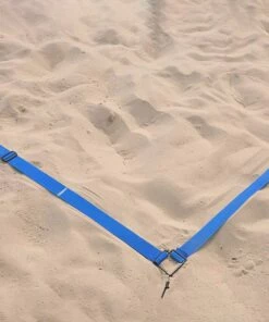 New 🛒 Tandem Adjustable Outdoor Volleyball Court Line System - 2" Black ⭐ -Volleyball Official Shop a25 024 03