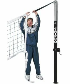 Budget 🎉 Jaypro Powerlite 3-1/2" International Volleyball Net System, PVB-7000 😍 -Volleyball Official Shop a25 105 4