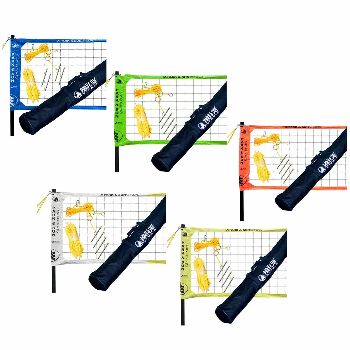 Hot Sale 🤩 Park & Sun Spectrum 2000 Outdoor Volleyball Net System Blue 🧨 2 Hot Sale 🤩 Park & Sun Spectrum 2000 Outdoor Volleyball Net System Blue 🧨 - Image 2