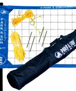 Hot Sale ๐คฉ Park & Sun Spectrum 2000 Outdoor Volleyball Net System Blue ๐งจ