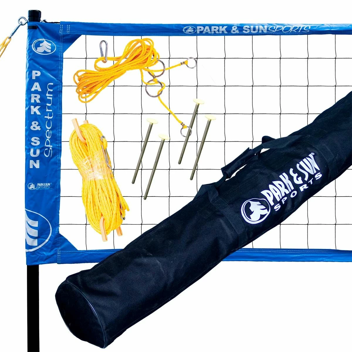 Hot Sale 🤩 Park & Sun Spectrum 2000 Outdoor Volleyball Net System Blue 🧨 1 Hot Sale 🤩 Park & Sun Spectrum 2000 Outdoor Volleyball Net System Blue 🧨