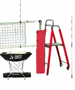 Hot Sale 🤩 Jaypro STANDARD PVB-5000/4500 FeatherLite Volleyball Net Package ⌛