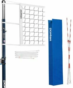 Cheap 𧨠Porter Powr-Steel 3" STANDARD Volleyball Net Package π