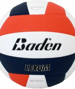 Discount 💯 Baden VX450C Lexum Soft-Touch Composite Volleyball, COLORS 💯 -Volleyball Official Shop a25 463navorgwht