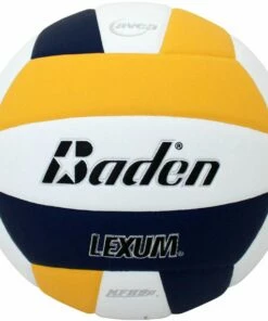 Discount 💯 Baden VX450C Lexum Soft-Touch Composite Volleyball, COLORS 💯 -Volleyball Official Shop a25 463navyelwht