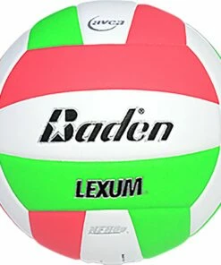 Discount 💯 Baden VX450C Lexum Soft-Touch Composite Volleyball, COLORS 💯 -Volleyball Official Shop a25 463neogrnpnk