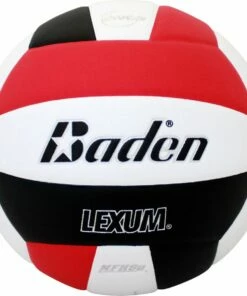 Discount 💯 Baden VX450C Lexum Soft-Touch Composite Volleyball, COLORS 💯 -Volleyball Official Shop a25 463redblkwht