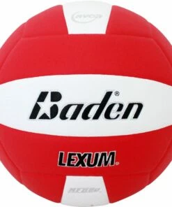 Discount 💯 Baden VX450C Lexum Soft-Touch Composite Volleyball, COLORS 💯 -Volleyball Official Shop a25 463redwht