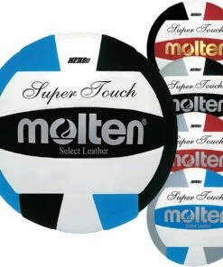 Buy 💯 Molten IV58L Super Touch NFHS Volleyball, COLORS Black/Blue 😍