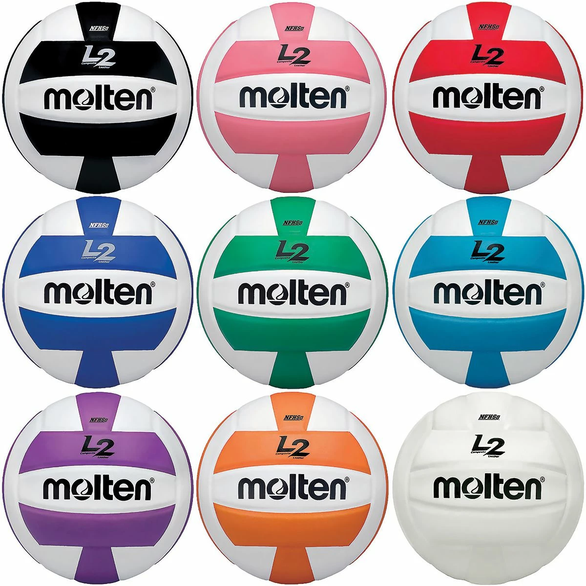 Hot Sale ๐ฅ Molten IVU L2 NFHS Women's Volleyball White ๐ฅ 2 Hot Sale ๐ฅ Molten IVU L2 NFHS Women's Volleyball White ๐ฅ - Image 2