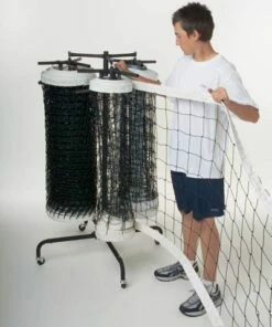 Flash Sale ⭐ Jaypro TRIPLE, Volleyball Net Storage Cart, VNK33 👏 -Volleyball Official Shop a25 706 31