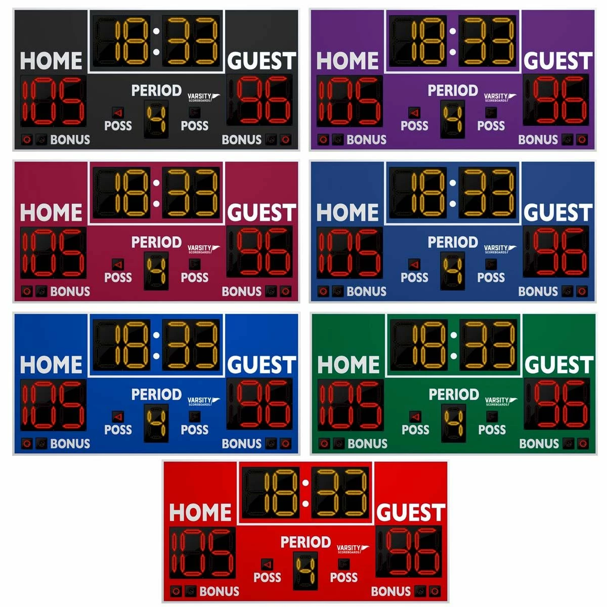 Buy βοΈ Varsity Scoreboard 2230 π Basketball / Volleyball / Wrestling Scoreboard, 8'Wx4'H β 3 Buy βοΈ Varsity Scoreboard 2230 π Basketball / Volleyball / Wrestling Scoreboard, 8'Wx4'H β - Image 3