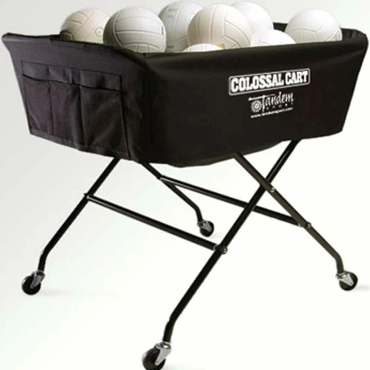 Outlet 🌟 Tandem Sport Colossal Volleyball Ball Cart 😀 1 Outlet 🌟 Tandem Sport Colossal Volleyball Ball Cart 😀